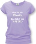 Tričko - Chcem byť ako  Barbie