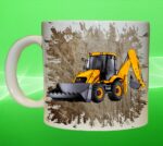 hrnček s bagrom JCB 3CX III