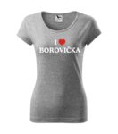 Dámske tričko - I love borovička