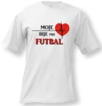Tričko - Moje srdce bije pre futbal